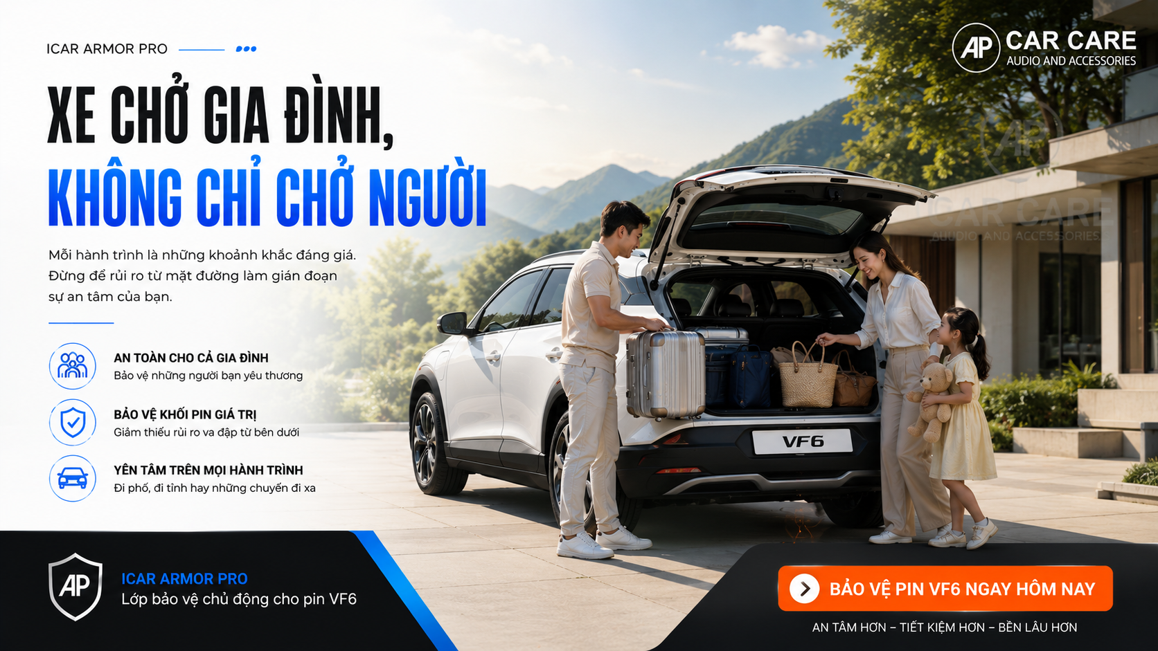 3. Xe chở gia đình - Ko chỉ chở người Vinfast Vf6