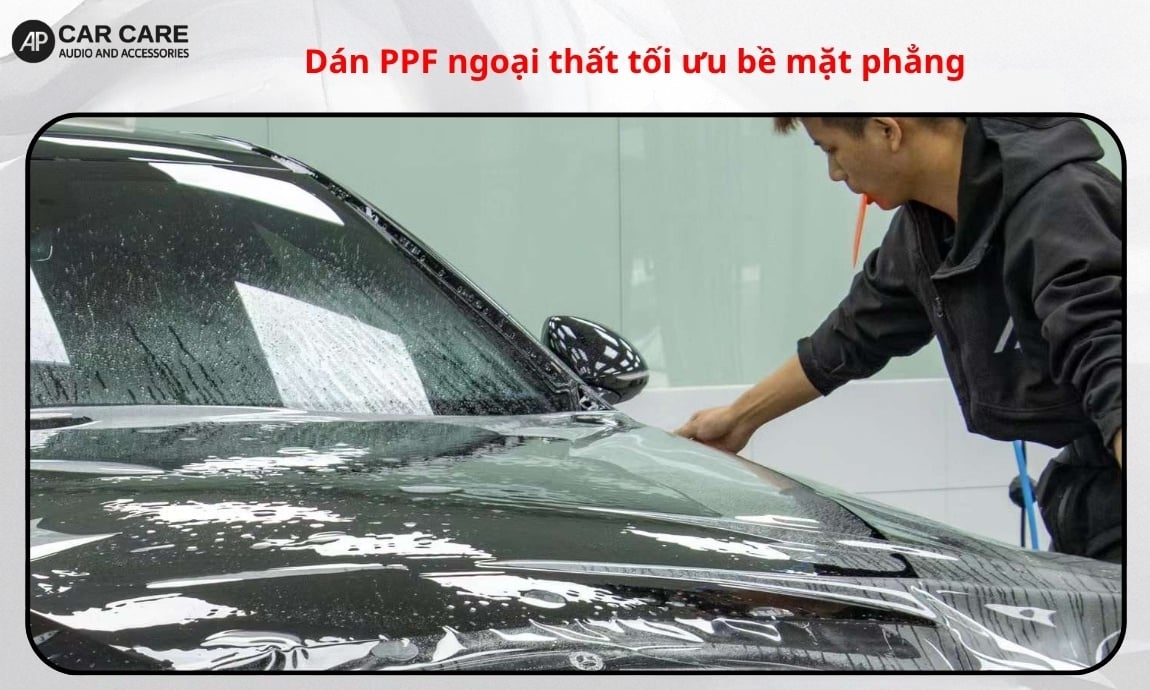 Dán PPF ngoại thất tối ưu bề mặt phẳng