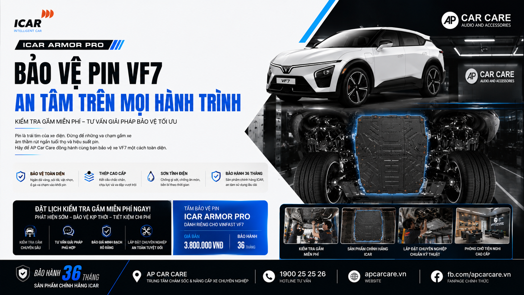 Tấm bảo vệ pin Icar