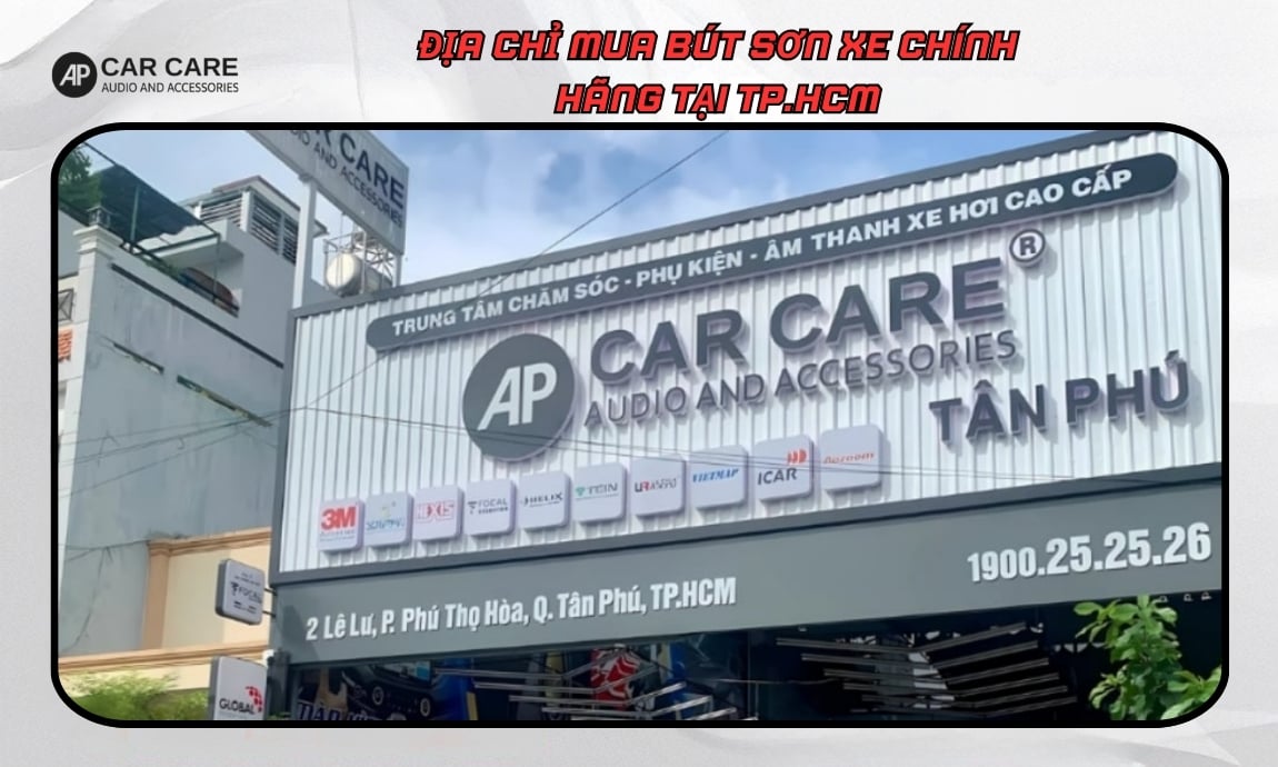 Địa chỉ mua bút sơn xe chính hãng tại TP.HCM