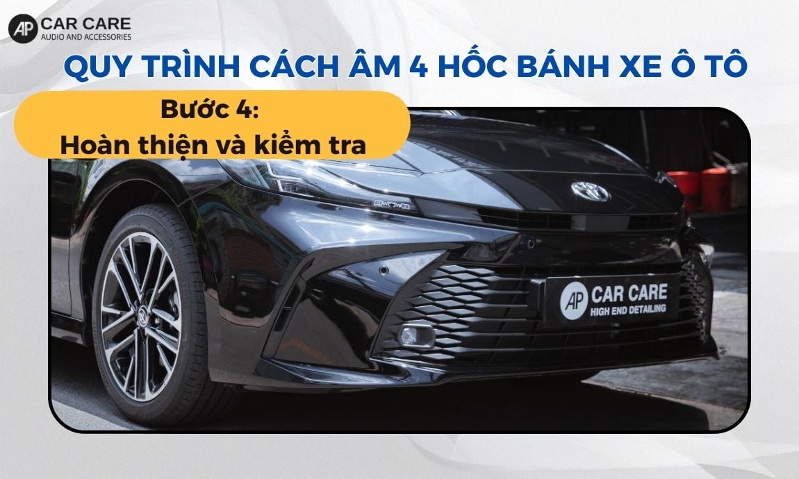 Bước 4: Hoàn thiện và kiểm tra, nghiệm thu