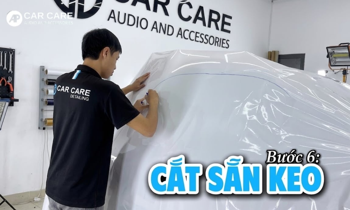 Bước 6: Cắt phim theo khuôn mẫu