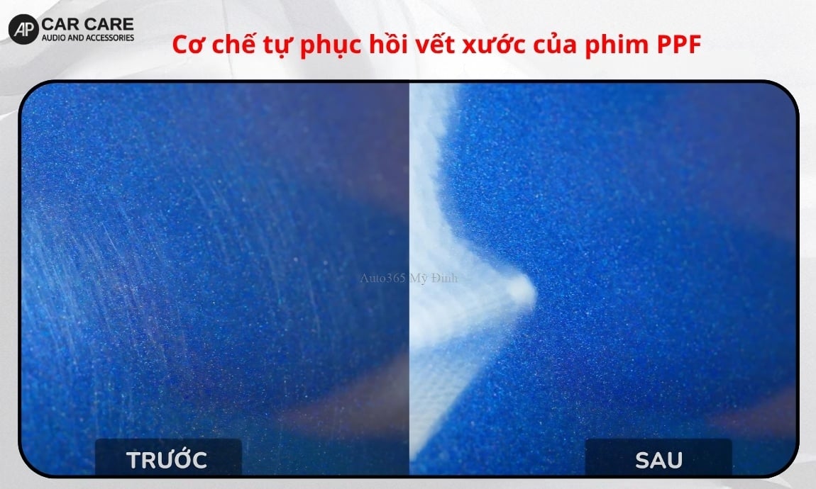 Cơ chế tự phục hồi vết xước của phim PPF