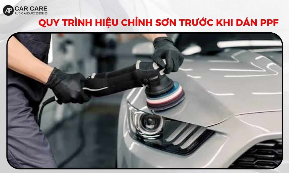 Quy trình chuẩn bị bề mặt sơn tiêu chuẩn trước khi dán PPF