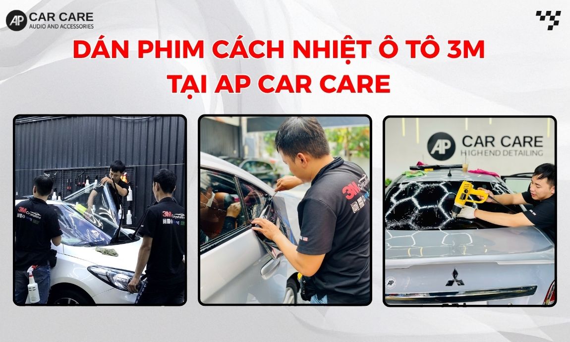 Bảng giá các gói dịch vụ dán cách nhiệt 3M cho ô tô tại AP Car Care