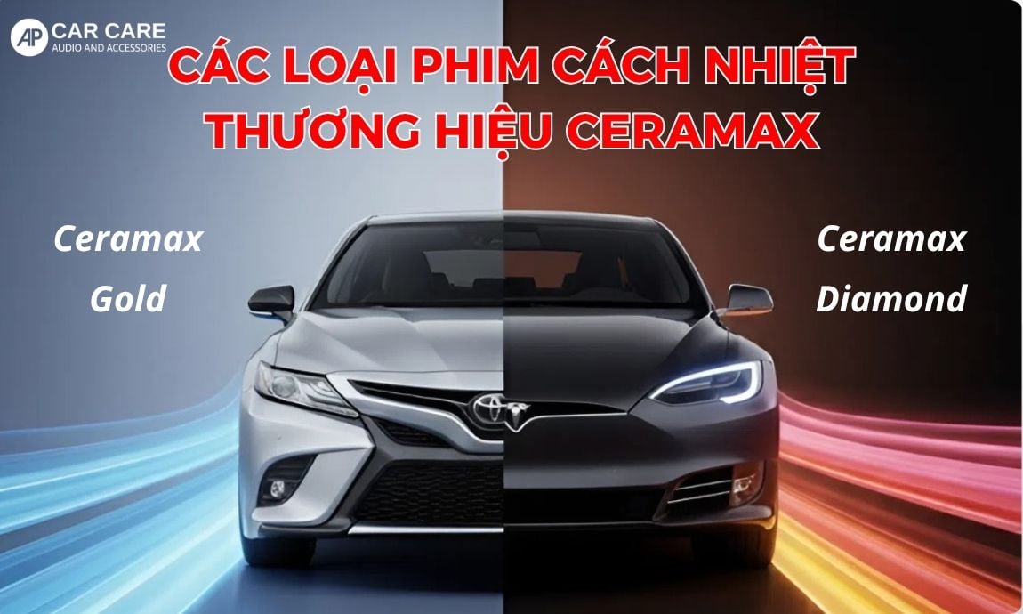Các loại phim cách nhiệt thương hiệu Ceramax