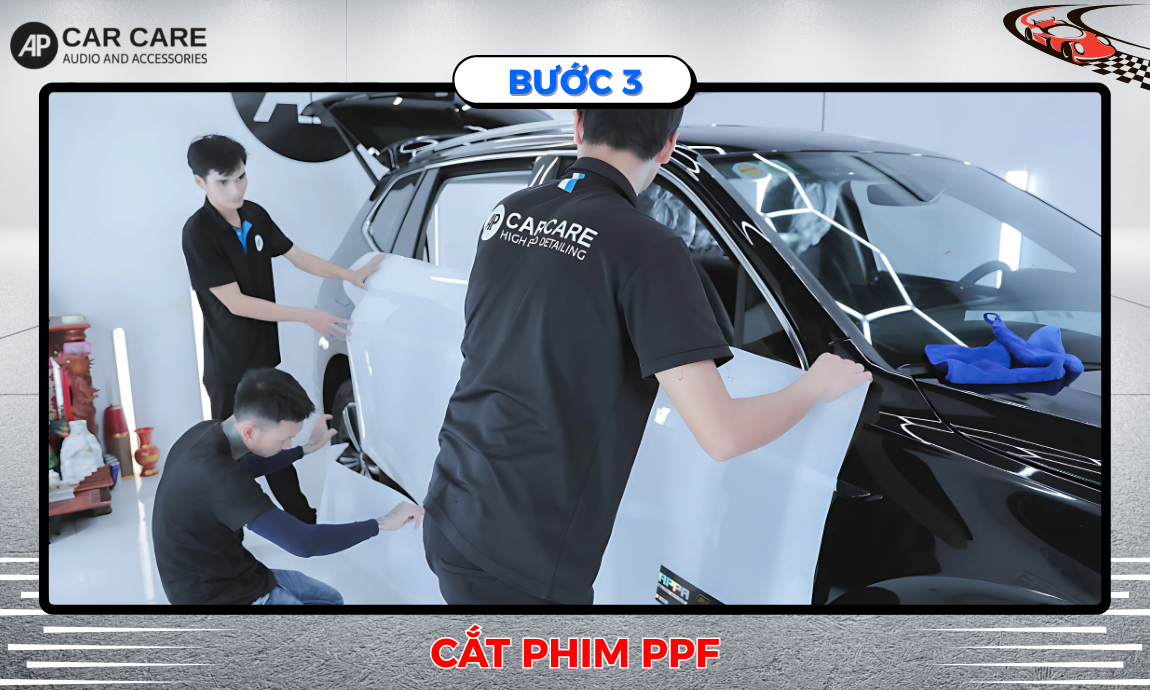 Quy trình dán PPF xe hơi chuẩn Detailing