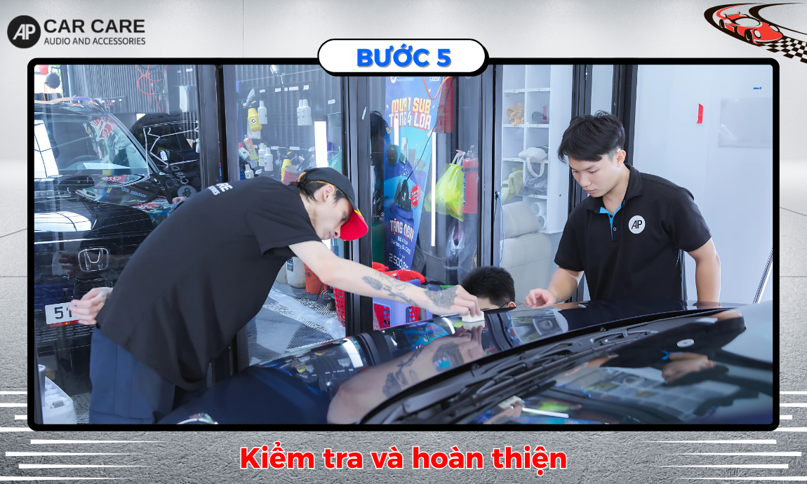 Quy trình dán phim PPF cho xe hơi chuyên nghiệp tại AP Car Care