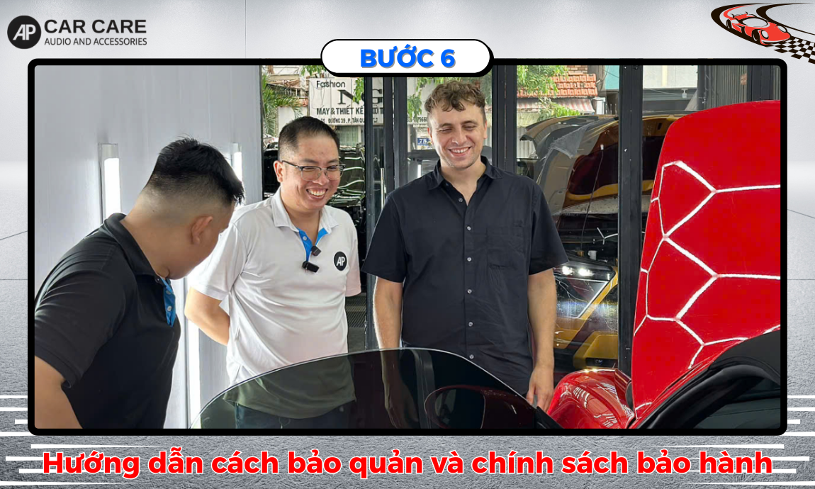 Quy trình dán phim PPF cho xe hơi chuẩn detailing tại AP Car Care