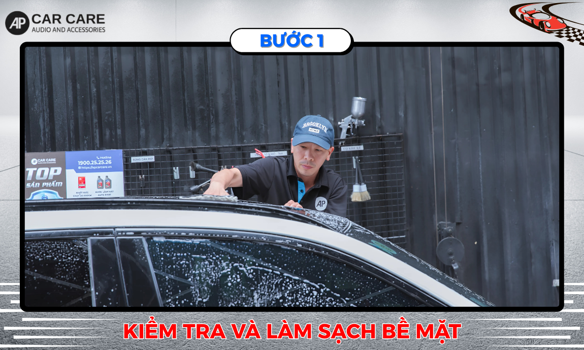 Quy trình dán PPF cho xe ô tô chuyên nghiệp tại AP Car Care