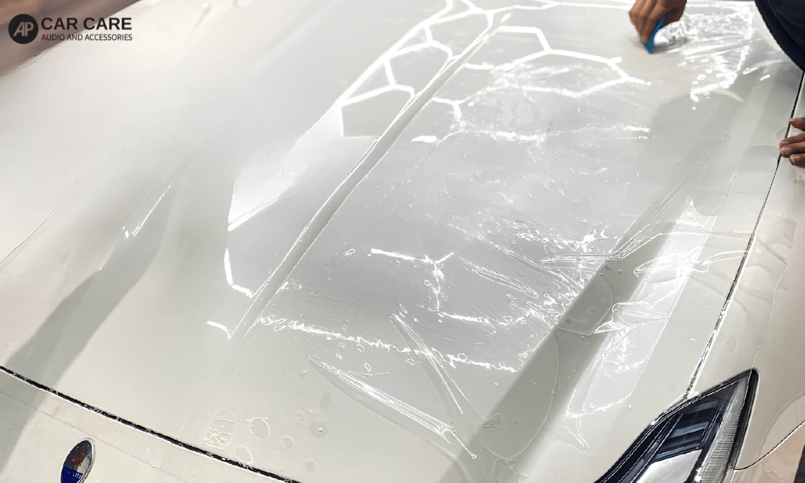 Hình ảnh dán PPF ô tô Maserati thực tế