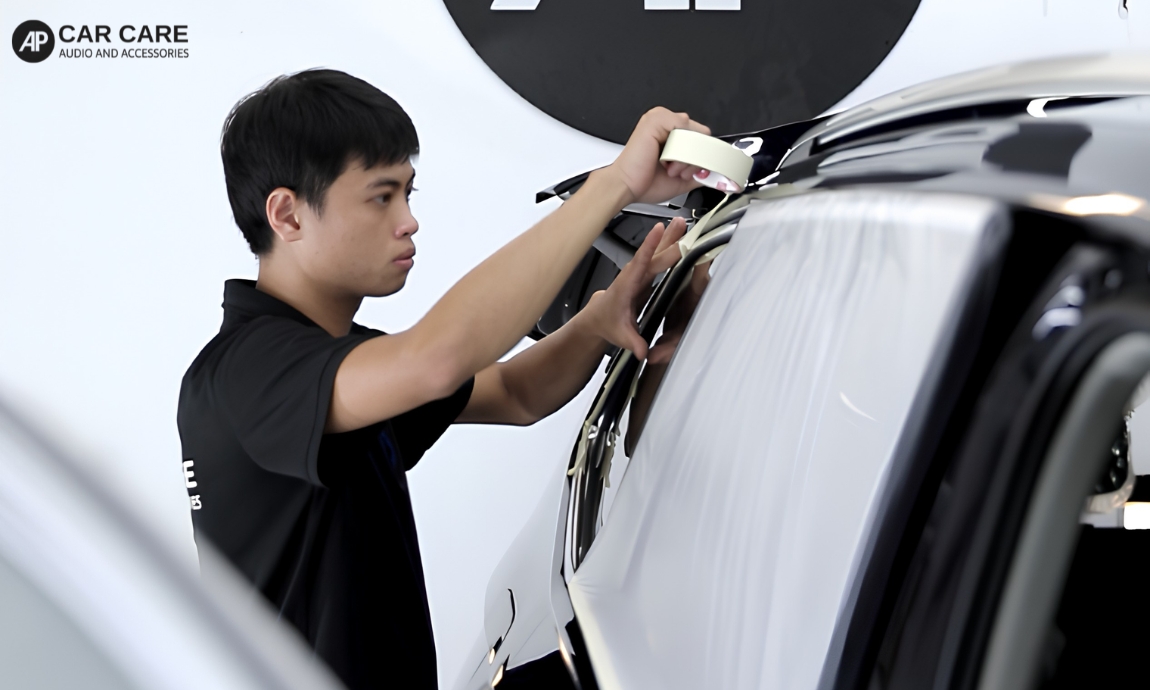 Hình ảnh thực tế dán PPF ô tô Volkswagen chuyên nghiệp