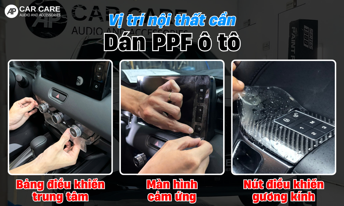 Dán PPF cho nội thất ô tô