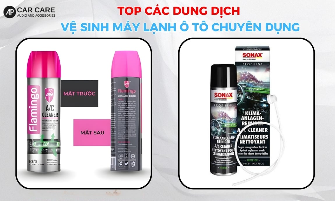 Đánh giá các dung dịch vệ sinh máy lạnh ô tô chuyên dụng