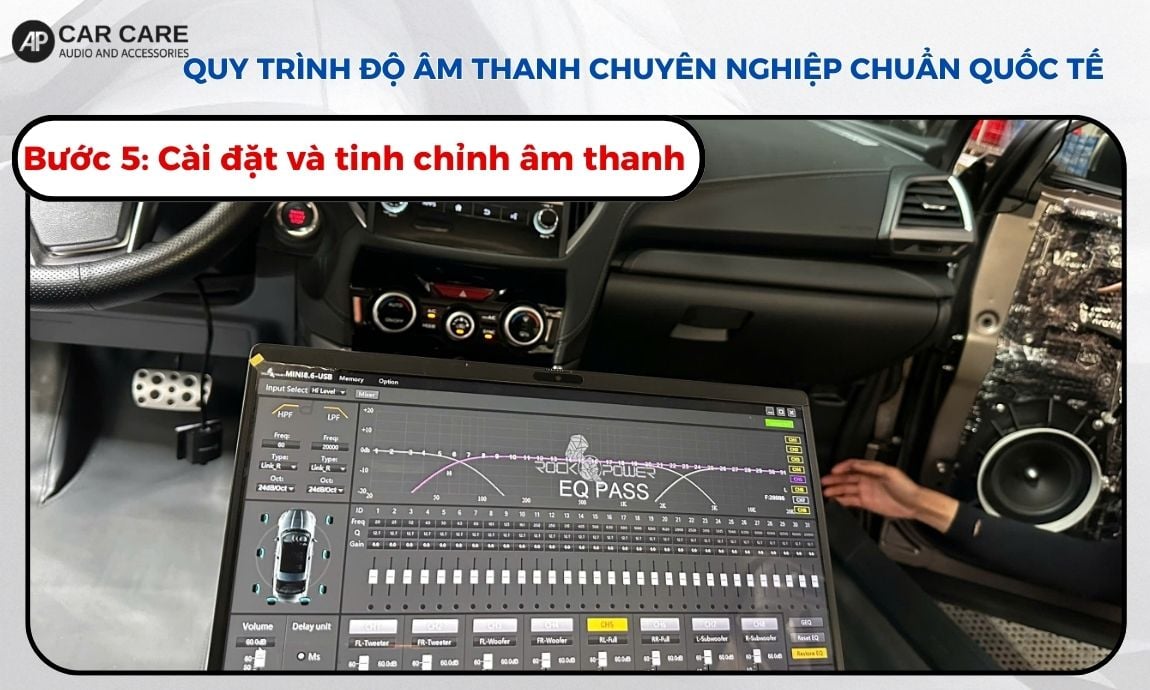 Bước 5: Cài đặt và tinh chỉnh âm thanh