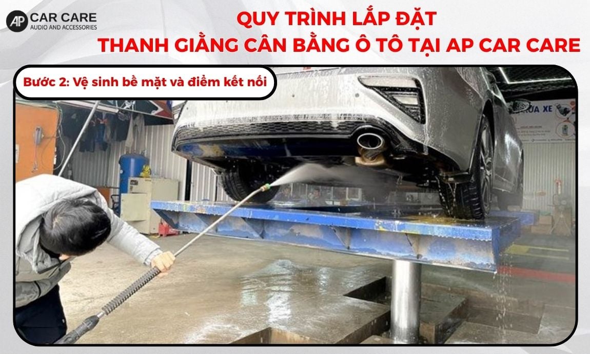 Bước 2 vệ sinh bề mặt và điểm kết nối