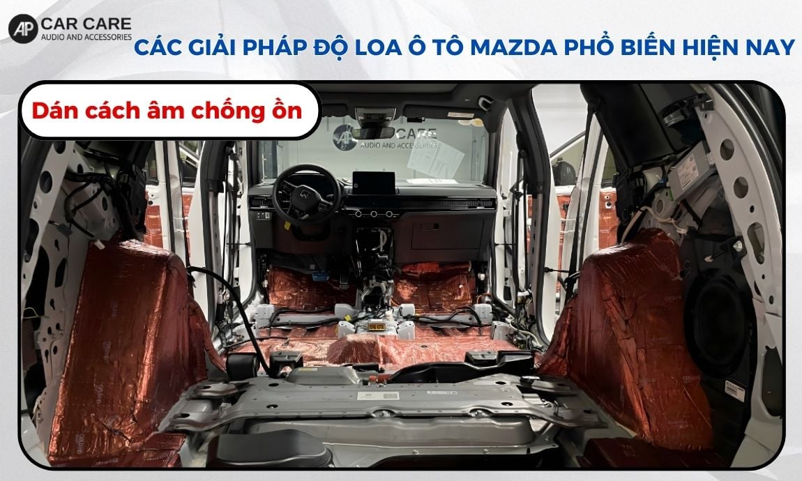 Cách âm chống ồn ô tô hỗ trợ âm thanh