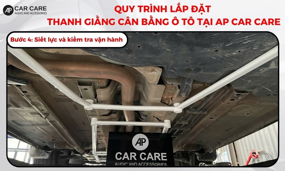 Bước 4 siết lực và kiểm tra vận hành