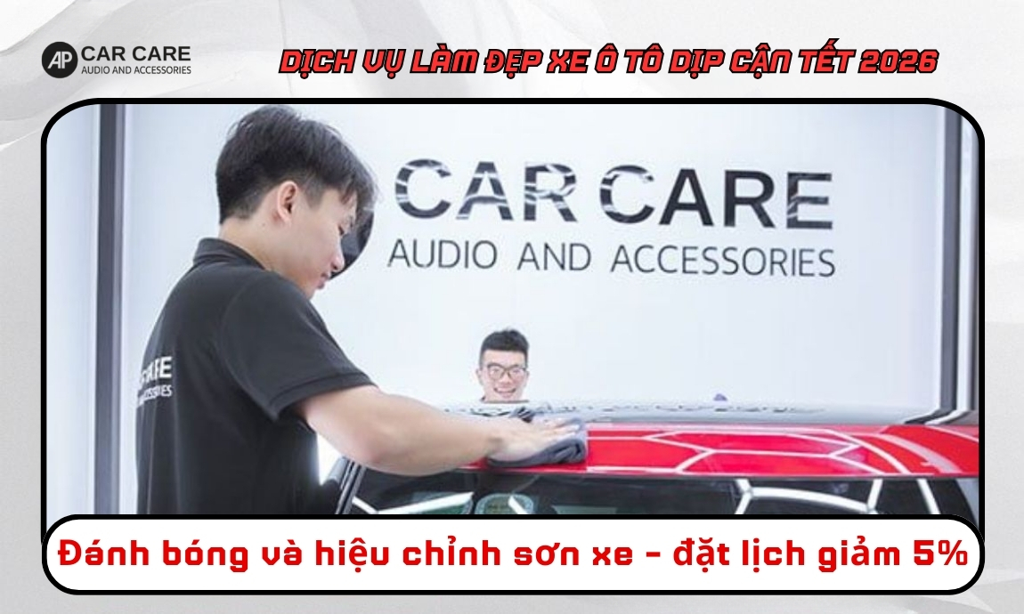 Đánh bóng và hiệu chỉnh sơn xe
