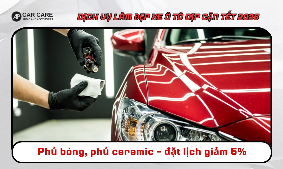 Phủ bóng, phủ nano, phủ ceramic xe hơi