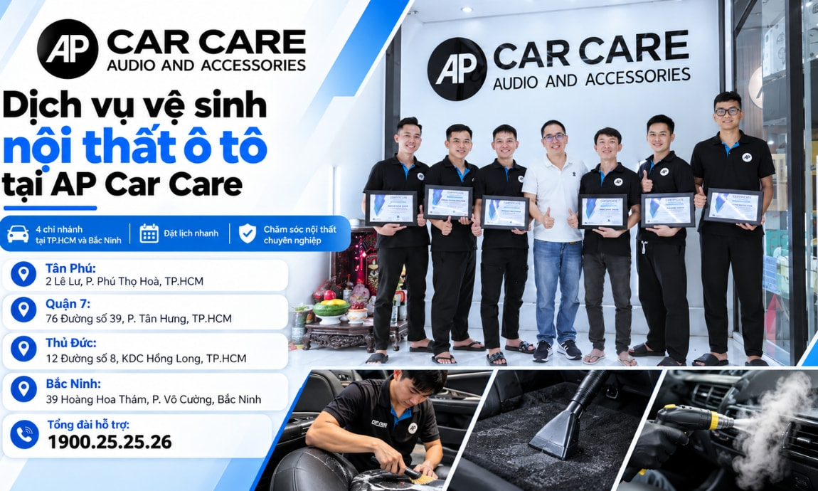 Địa chỉ vệ sinh&nbsp;nội thất xe &ocirc; t&ocirc; tại CARZIP