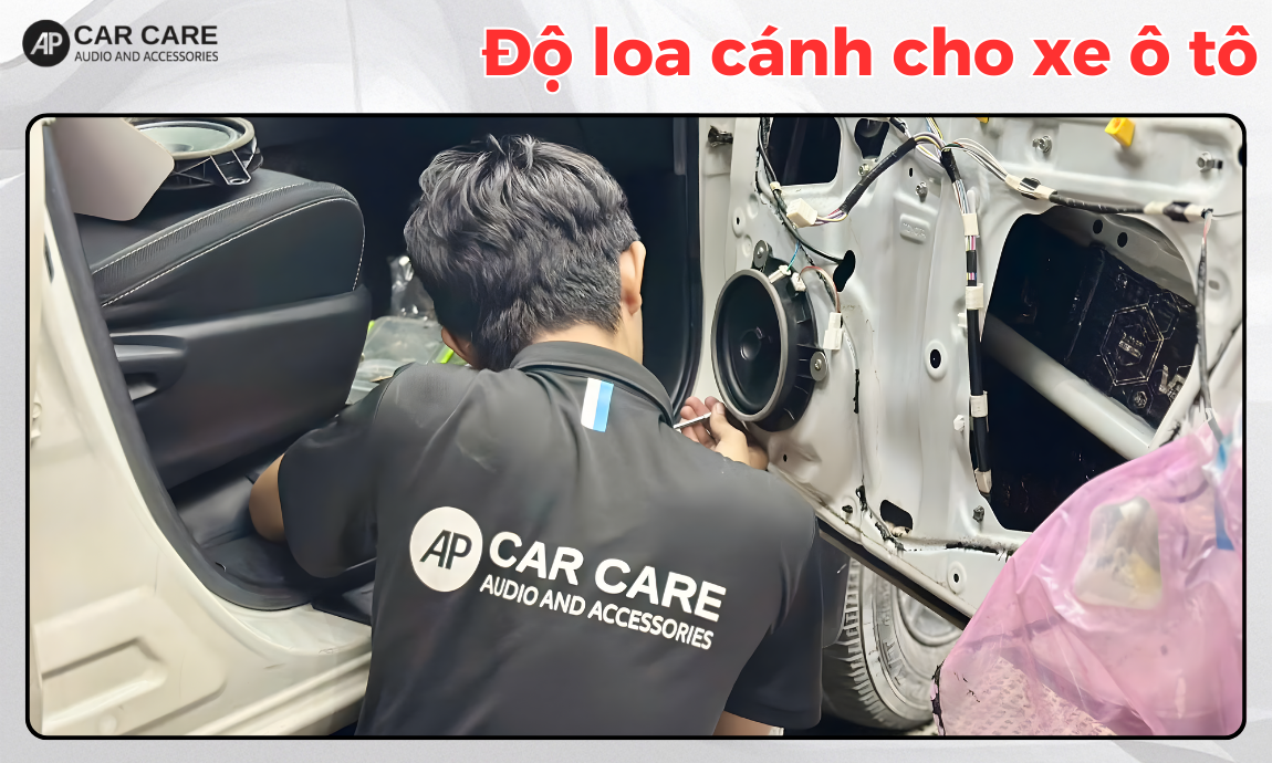 Độ loa cánh cho xe ô tô