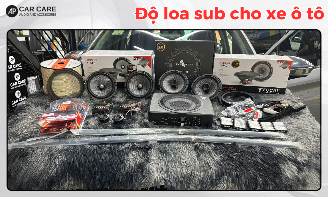 Độ loa sub cho xe ô tô