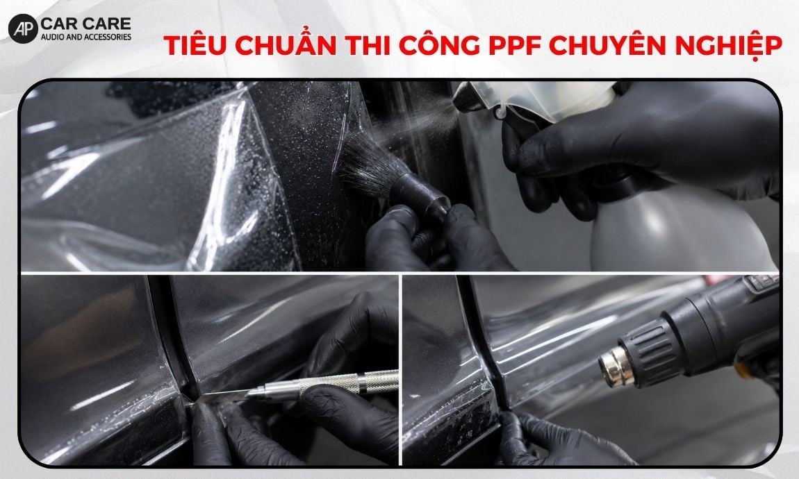 Tiêu chuẩn giấu mép trong thi công PPF chuyên nghiệp