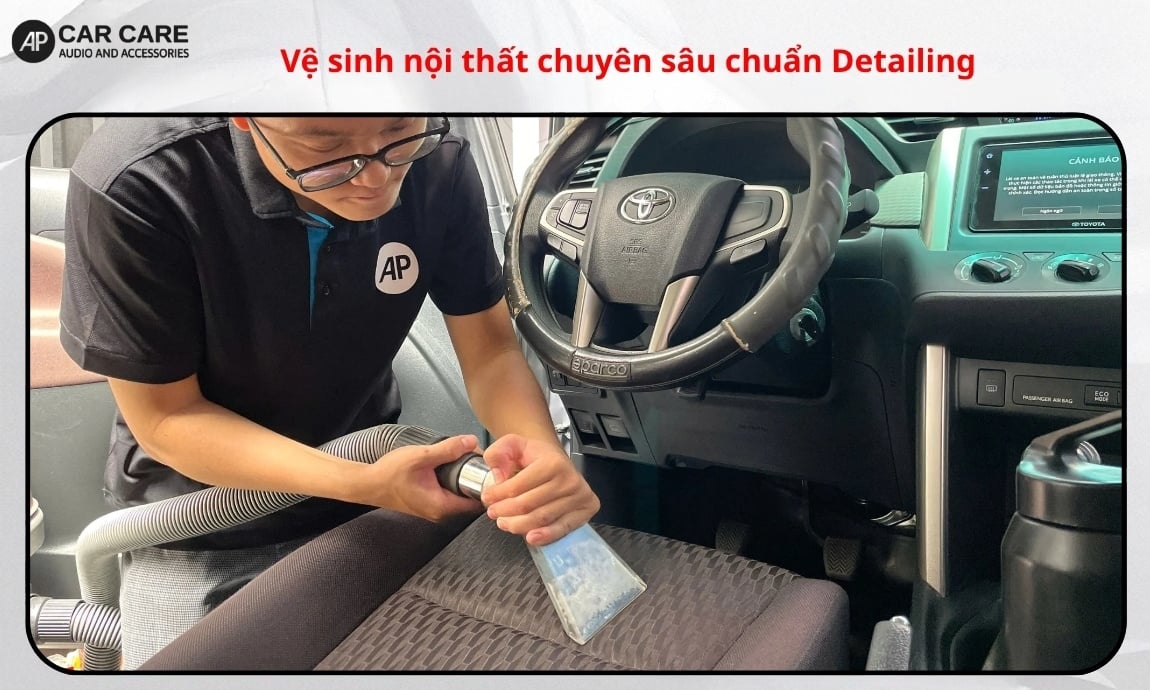 Vệ sinh nội thất chuyên sâu chuẩn Detailing