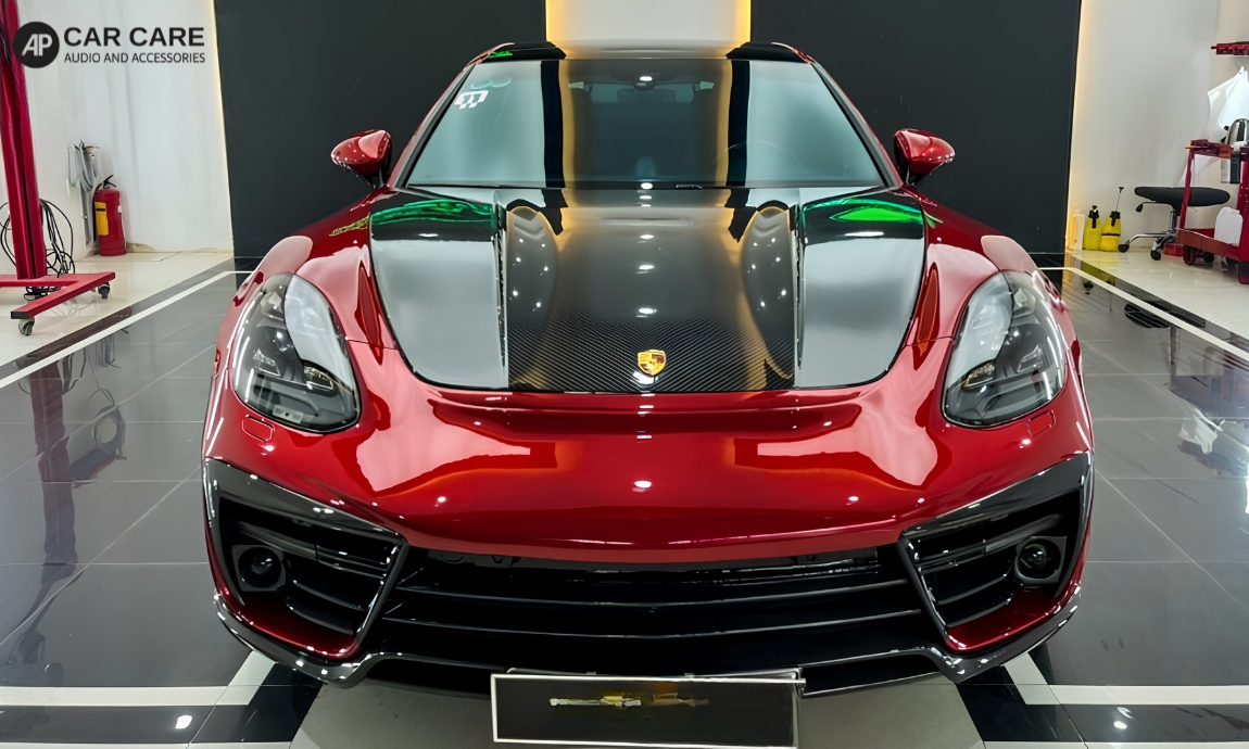 Hình ảnh dán PPF ô tô Porsche đẹp