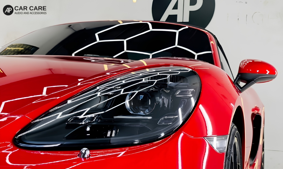 Hình ảnh khách hàng dán PPF ô tô Porsche
