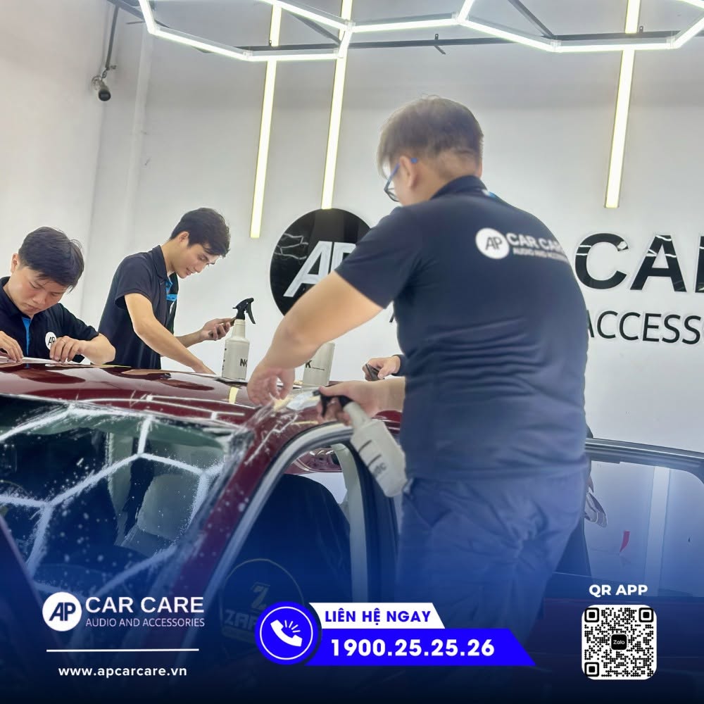 Hình ảnh dán PPF xe Audi thực tế