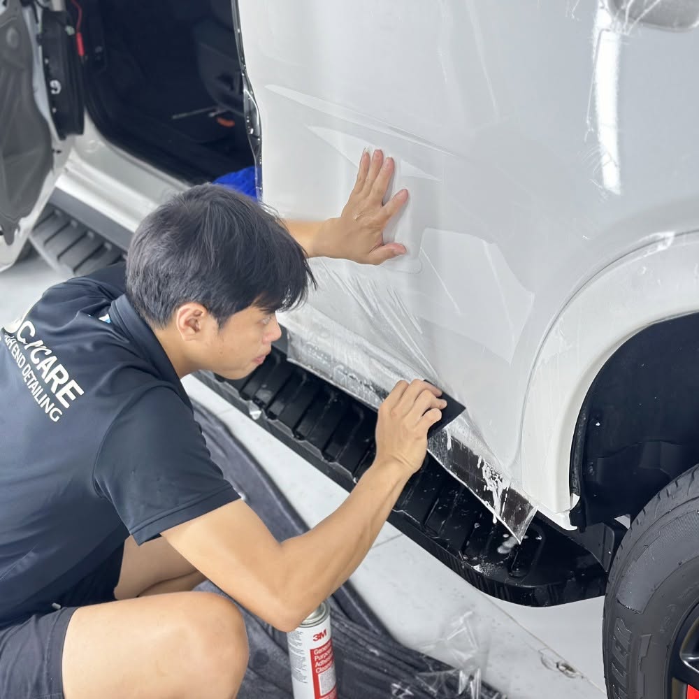 hình ảnh dán PPF xe Ford thực tế tại AP
