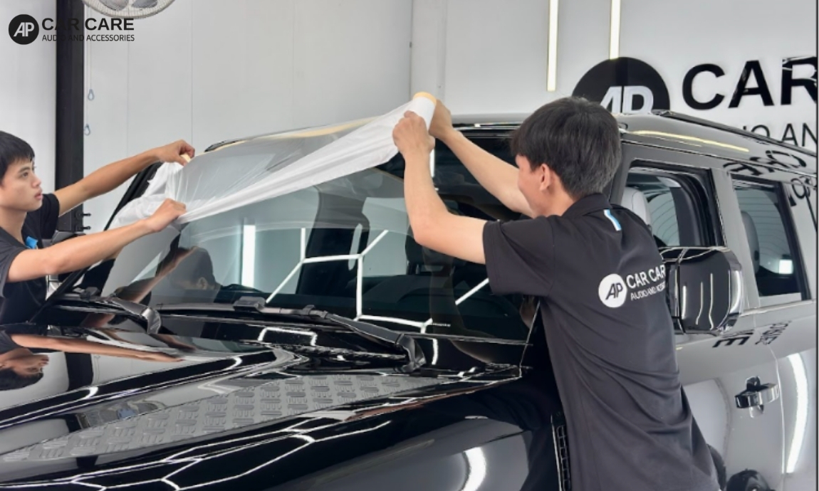 Hình ảnh thực tế dán PPF ô tô Land Rover 2026