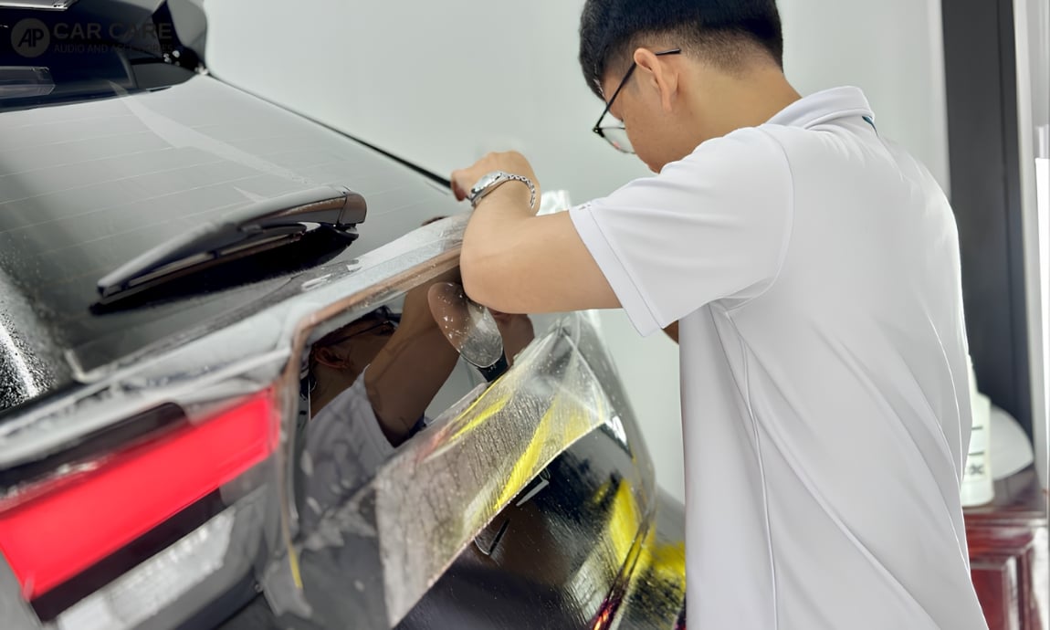 Hình ảnh dịch vụ dán PPF cho xe Toyota chuyên nghiệp