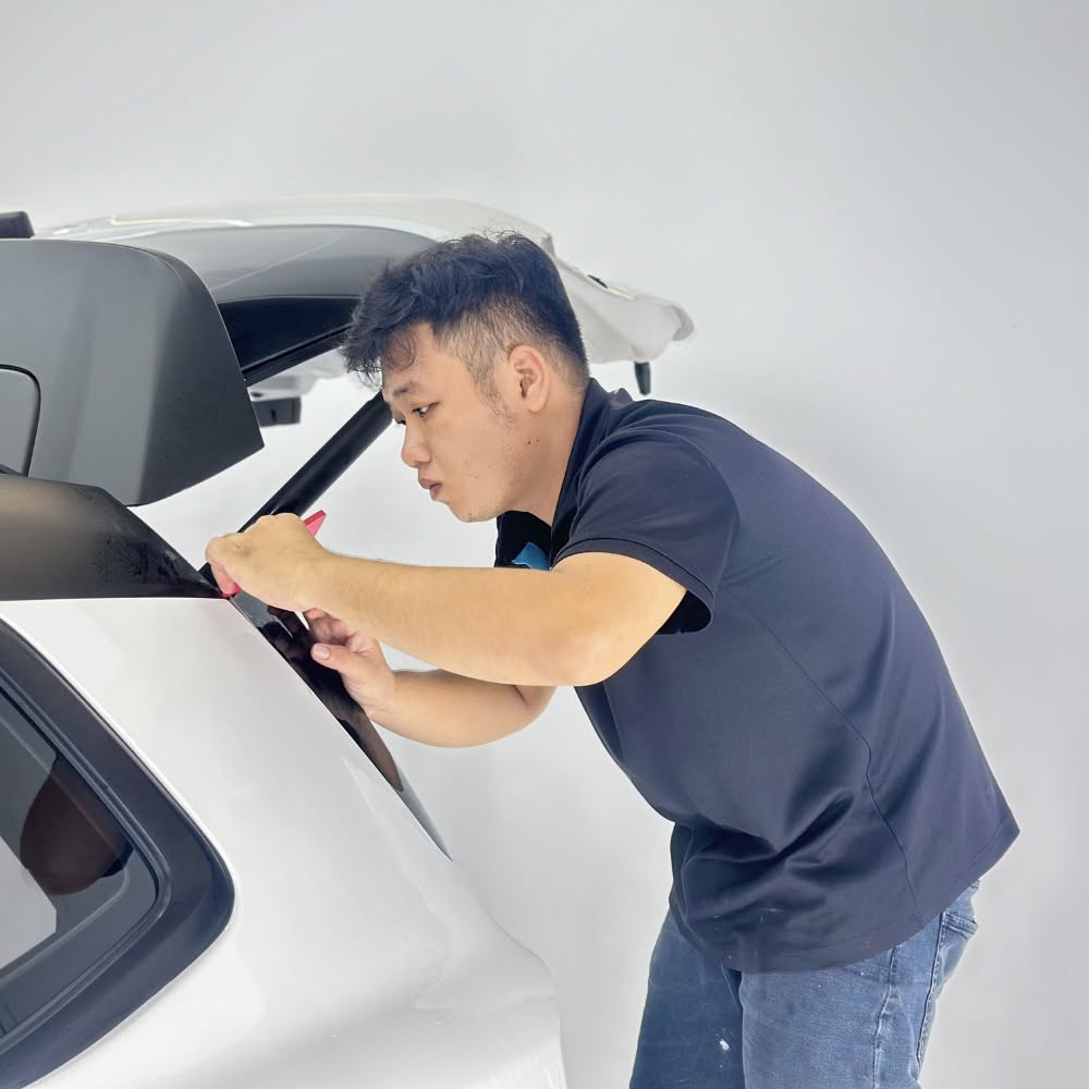 Hình thực tế dán PPF ô tô Ford đẹp