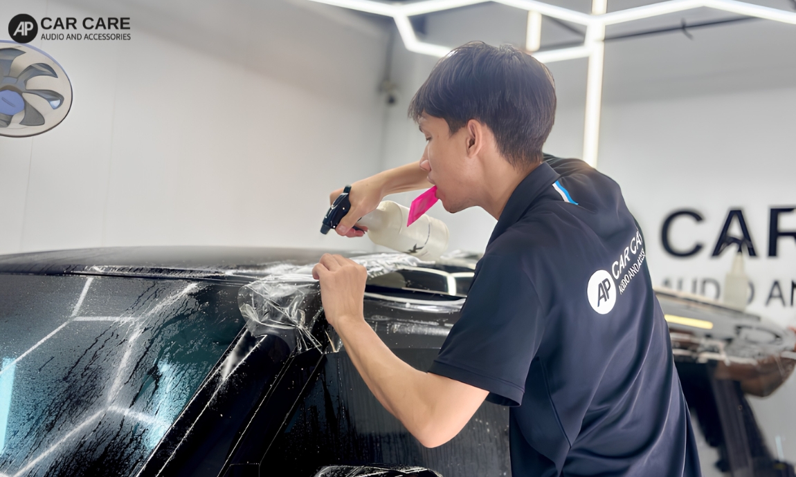 Hình ảnh thực tế dán PPF ô tô Land Rover chuyên nghiệp