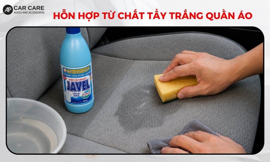 Dung dịch từ chất tẩy trắng quần áo