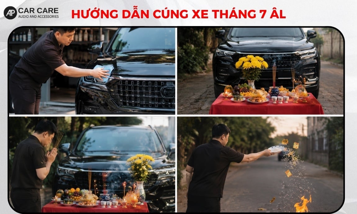 Hướng dẫn cúng xe tháng 7 đúng nghi thức