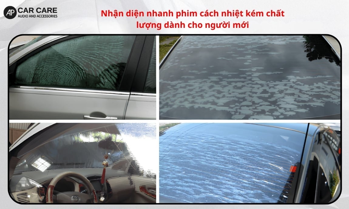 Nhận diện nhanh phim cách nhiệt kém chất lượng dành cho người mới