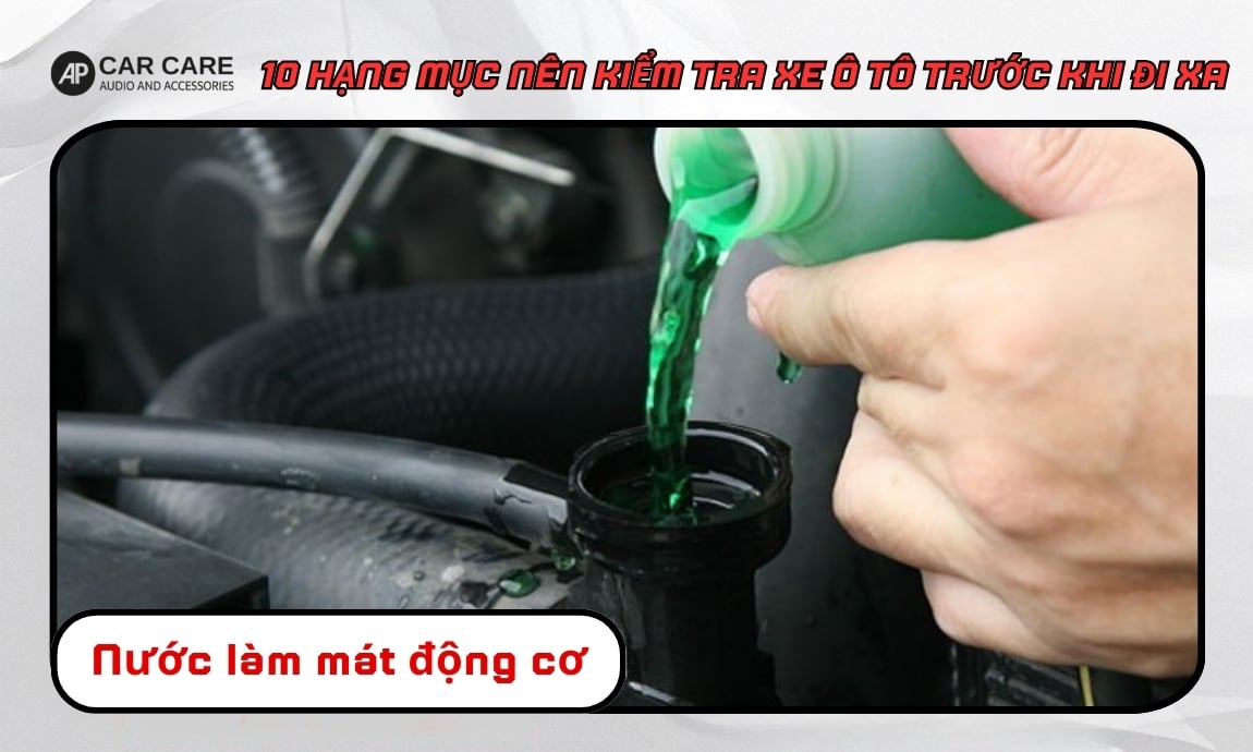 Kiểm tra nước làm mát động cơ