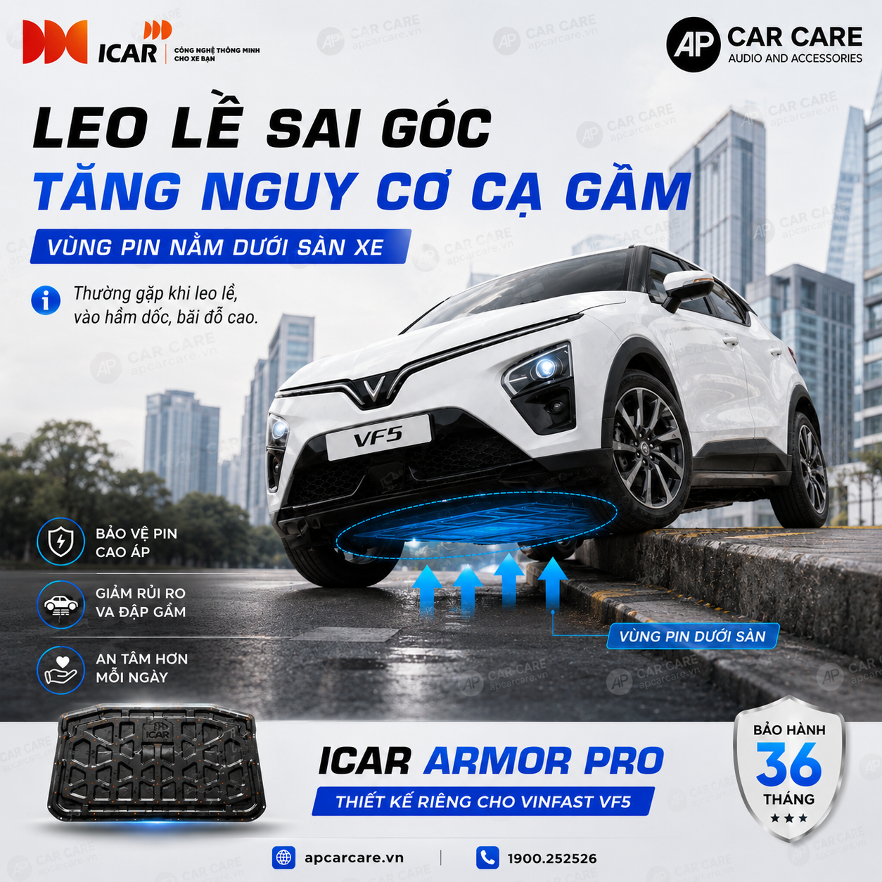 Leo lề sai góc tăng nguy cơ vạ gầm