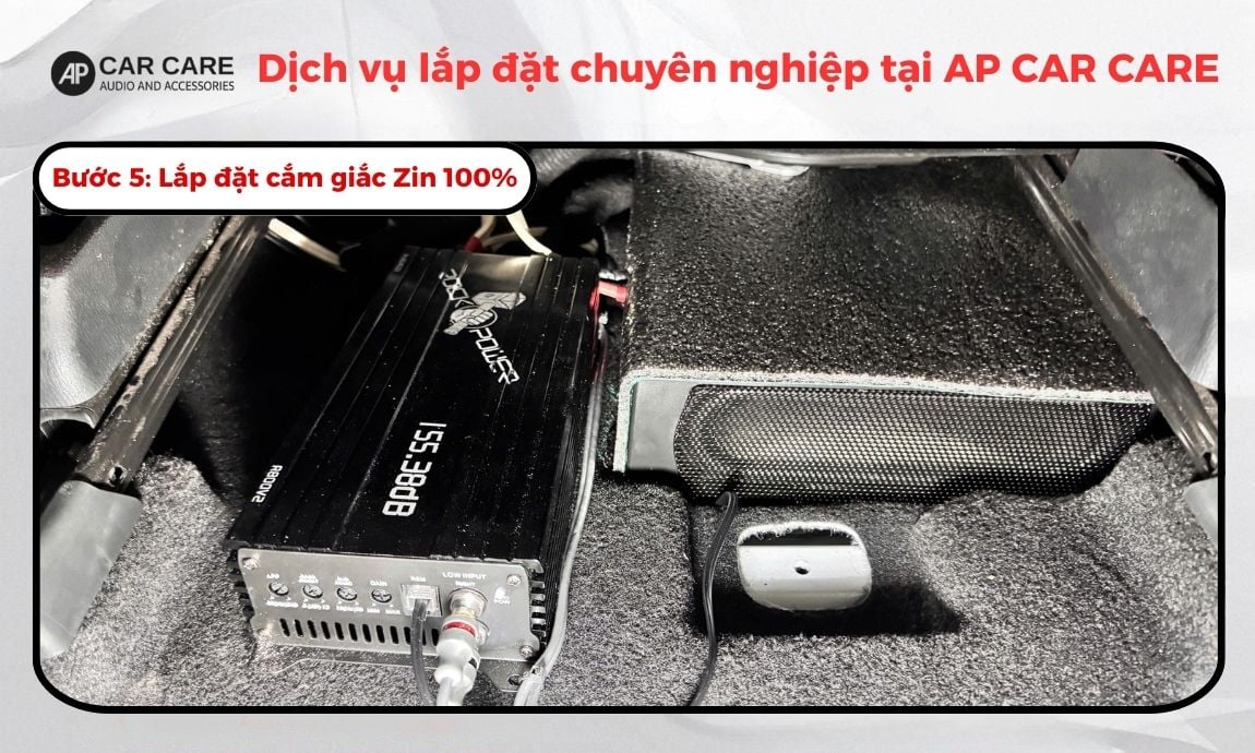 Bước 5 lắp đặt cắm giắc Zin 100%