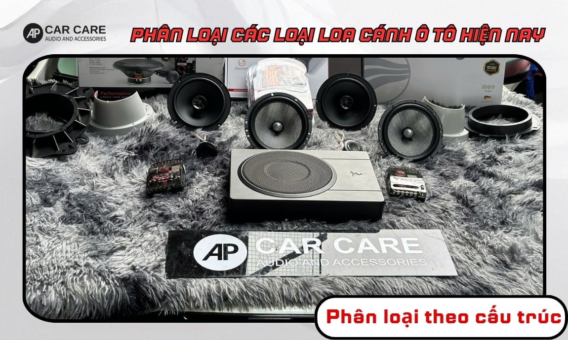 Phân loại loa cánh ô tô theo cấu trúc

