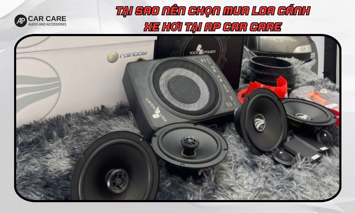 Lý do nên chọn mua loa cánh xe hơi tại AP Car Care