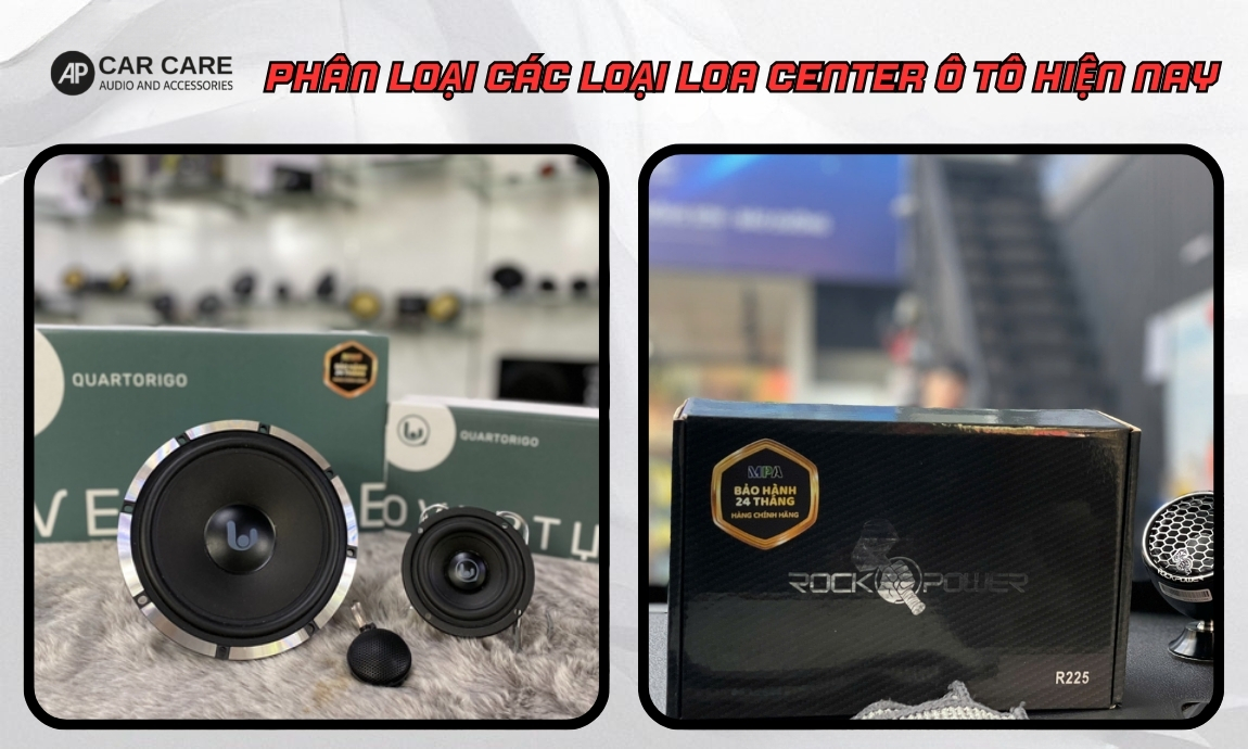 Phân loại các loại loa center ô tô theo thương hiệu