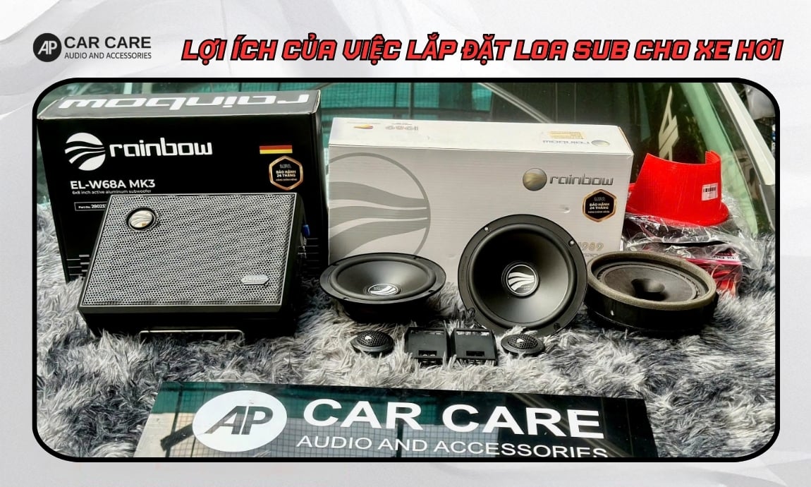 Lợi ích của loa sub cho xe hơi