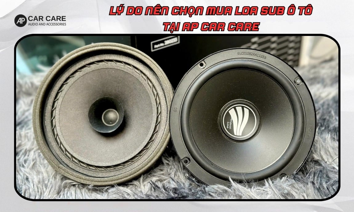 Lý do nên chọn mua loa sub ô tô tại AP Car Care