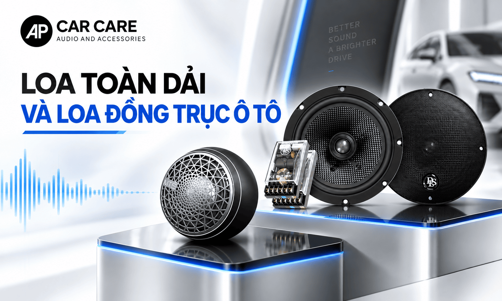 cấu tạo củ loa toàn dải và loa đồng trục ô tô