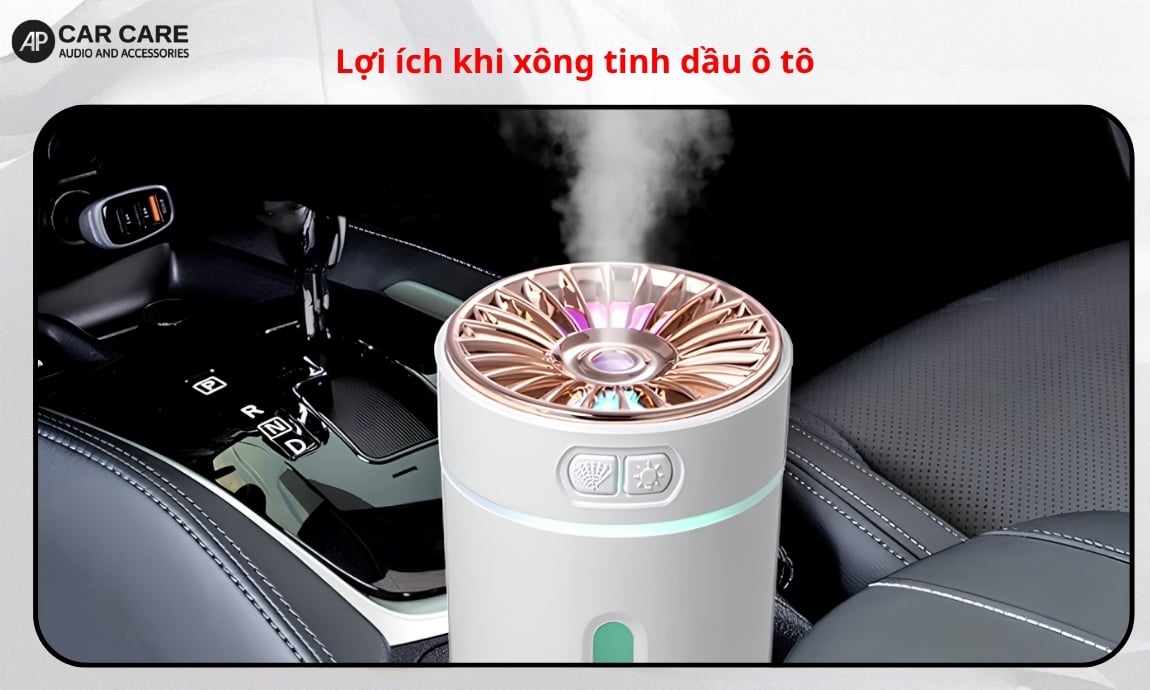 Lợi ích khi xông tinh dầu ô tô